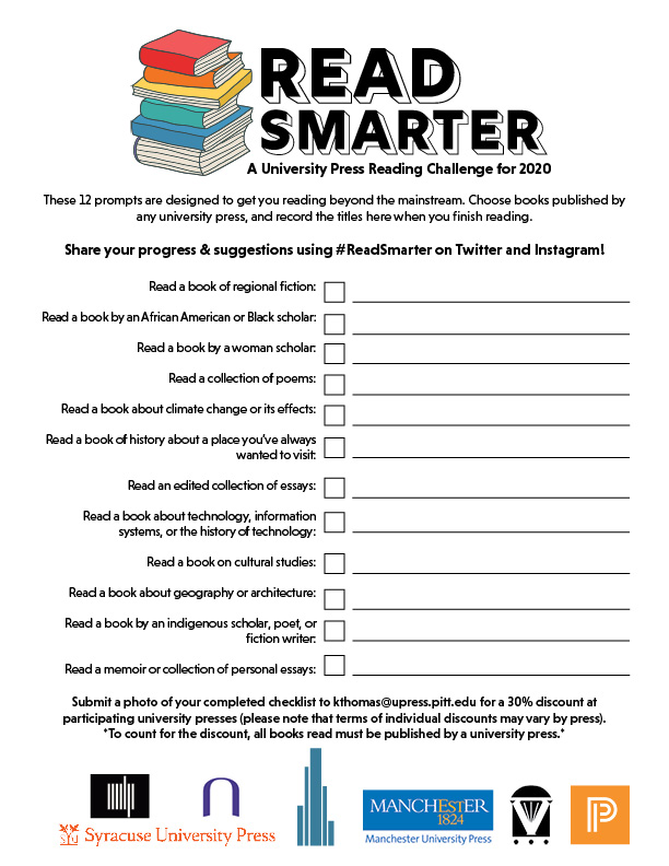 Read Smarter A Reading Challenge University of Pittsburgh Press
